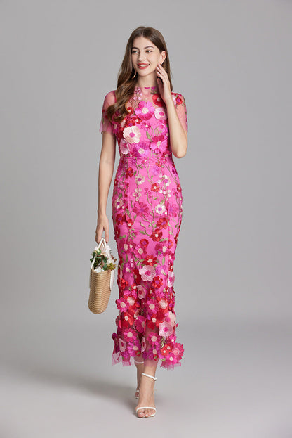 Solara - Floral Finesse Dress