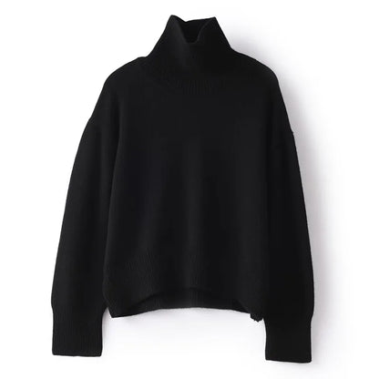 Elena™ - Pure Cashmere Turtleneck Sweater
