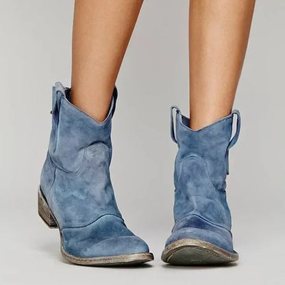 MELODY – WESTERN ANKLE COWBOY BOOTS