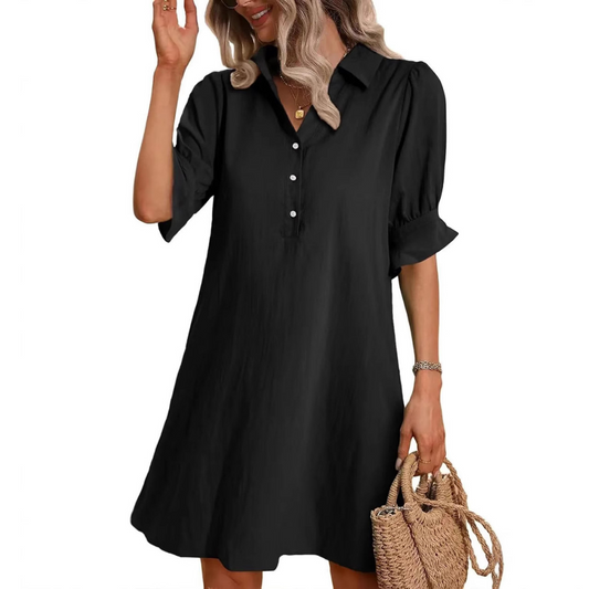 ALETHEA – ELEGANCE BUTTON-DOWN DRESS