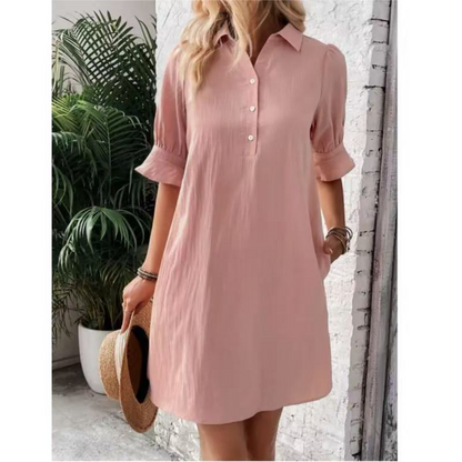 ALETHEA – ELEGANCE BUTTON-DOWN DRESS