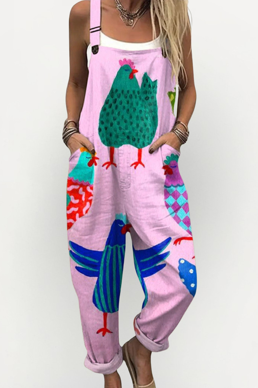 HAZEL – VINTAGE FLORAL JUMPSUIT FOR WOMEN