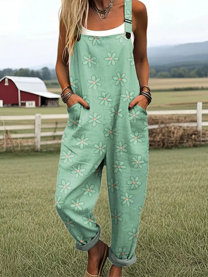 ANESSA – FLORAL FLOW WIDE-LEG JUMPSUIT