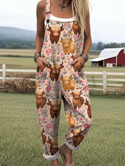 AURORA – FLYING BEES EMBROIDERY PATTERN JUMPSUIT