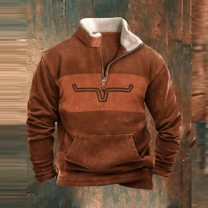 LANCE – RETRO GRAPHIC HALF-ZIP SWEATSHIRT