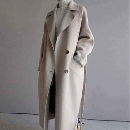 Ella - Longline Wool Coat