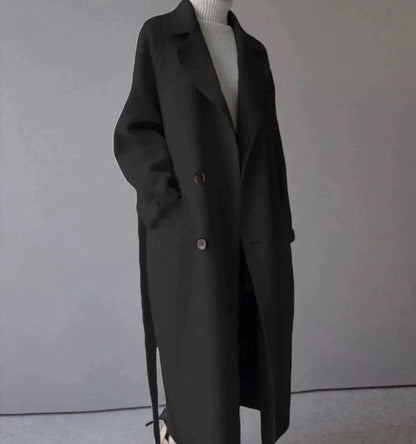 Ella - Longline Wool Coat