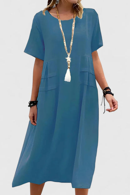 ELIZABETH – RELAXED ELEGANCE MIDI DRESS