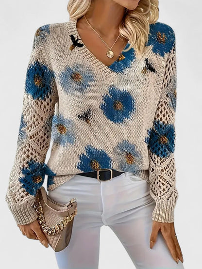 CHARLIE – BLOOMING CHARM KNIT SWEATER