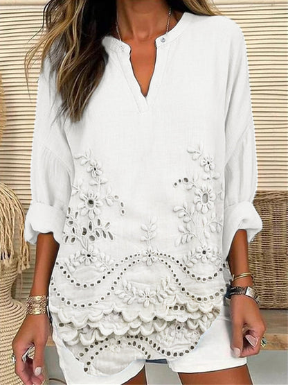CLOVER – CASUAL LIGHTWEIGHT PRINTED TOP
