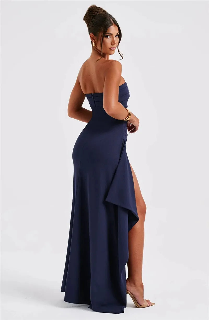 FALLON – ELEGANT STRAPLESS MAXI DRESS