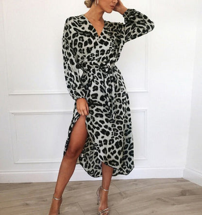 SELAH – LEOPARD PRINT AUTUMN MAXI DRESS