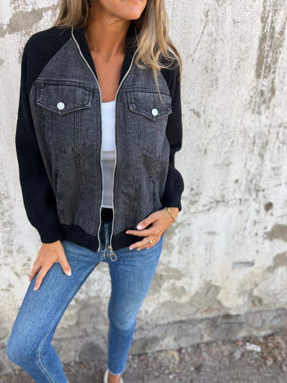 Liora | Lightweight Cotton Zip-Up Jacket