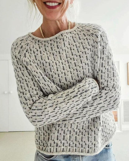 SABRINA – RELAXED TEXTURED KNIT SWEATER