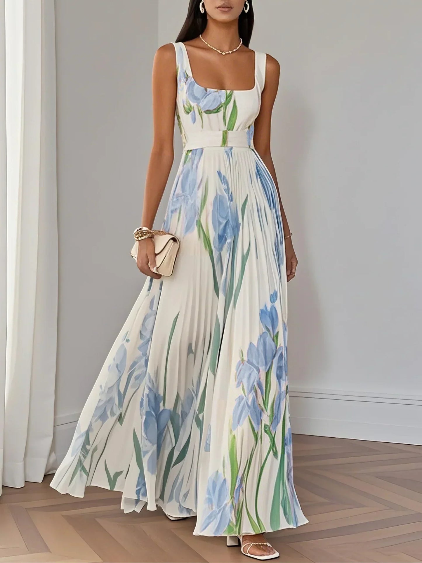 SERENA – BLOSSOMING ELEGANCE MAXI DRESS