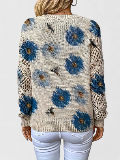CHARLIE – BLOOMING CHARM KNIT SWEATER