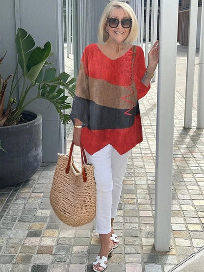 EMIRA – LONG SLEEVE CASUAL LOOSE TOP