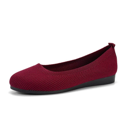 GRACE – COMFY KNIT BALLET FLATS