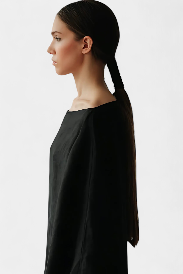 NOELLE – STYLISH LINEN & COTTON KIMONO DRESS