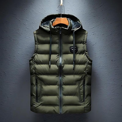 LUCAS – HOODED PUFFER VEST