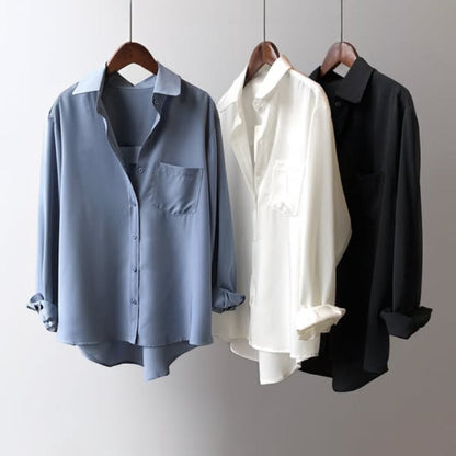 Riley – Silk Blouse with Fluid Elegance