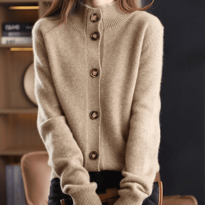 CLARA – COZY CHARM BUTTON SWEATER