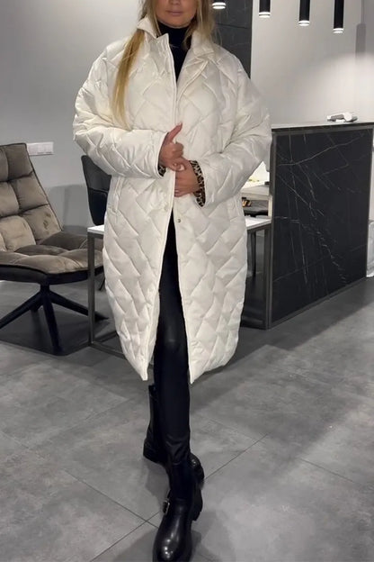 FRANCINE – THE CHIC QUILTED LONG COAT
