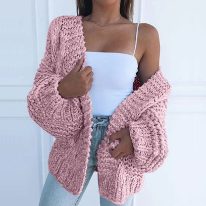 JENNY – CHUNKY KNIT OPEN CARDIGAN