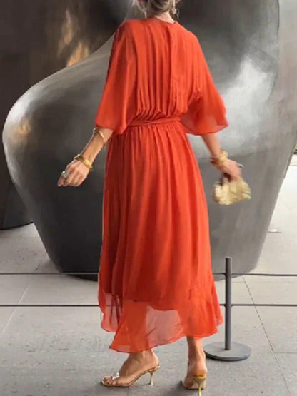 Ulani | V-Neck Flowy Dress