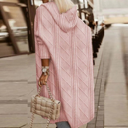 JELONE – EXTENDED LENGTH HOODED CARDIGAN